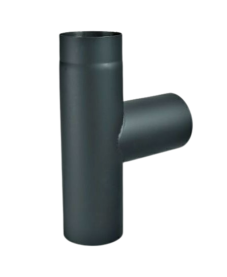 Dymový T-kus 90°, hrúbka plechu 1,5mm - Priemer: 180mm