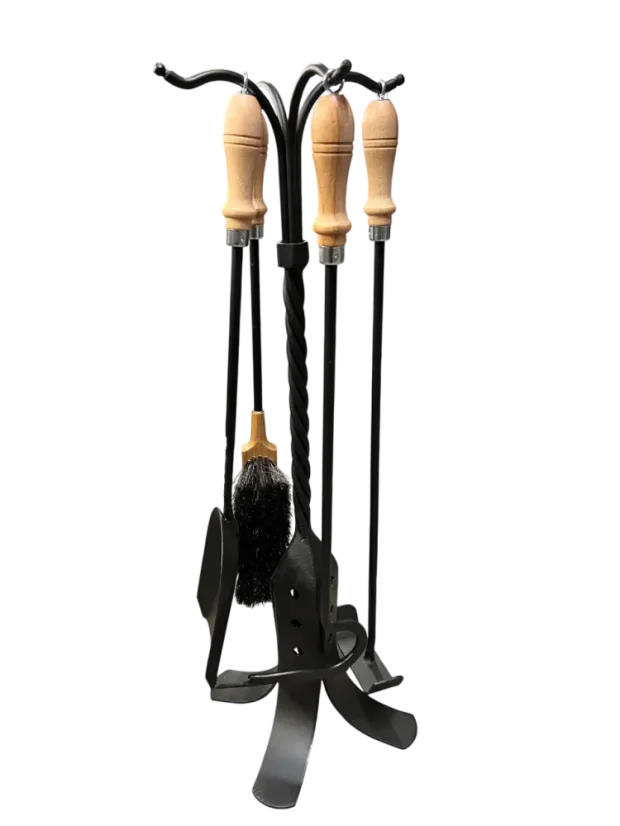 Sada krbového náradia so stojanom - Farba: Orech