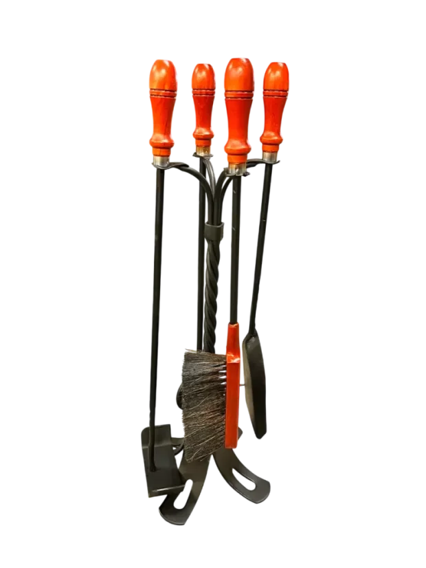 Sada krbového náradia so stojanom - Farba: Orech