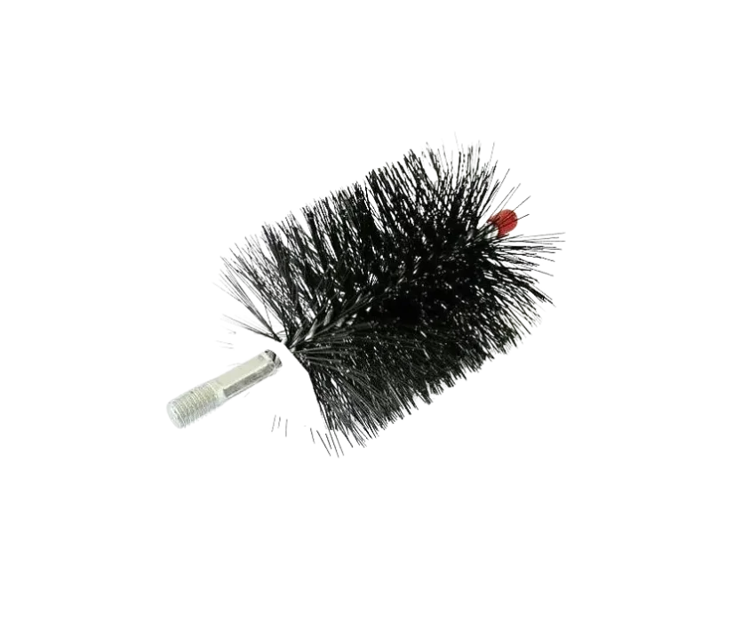 Komínová kefa, rúrková – guľatá, drôt 0,4 mm, M12 - Priemer: 65mm