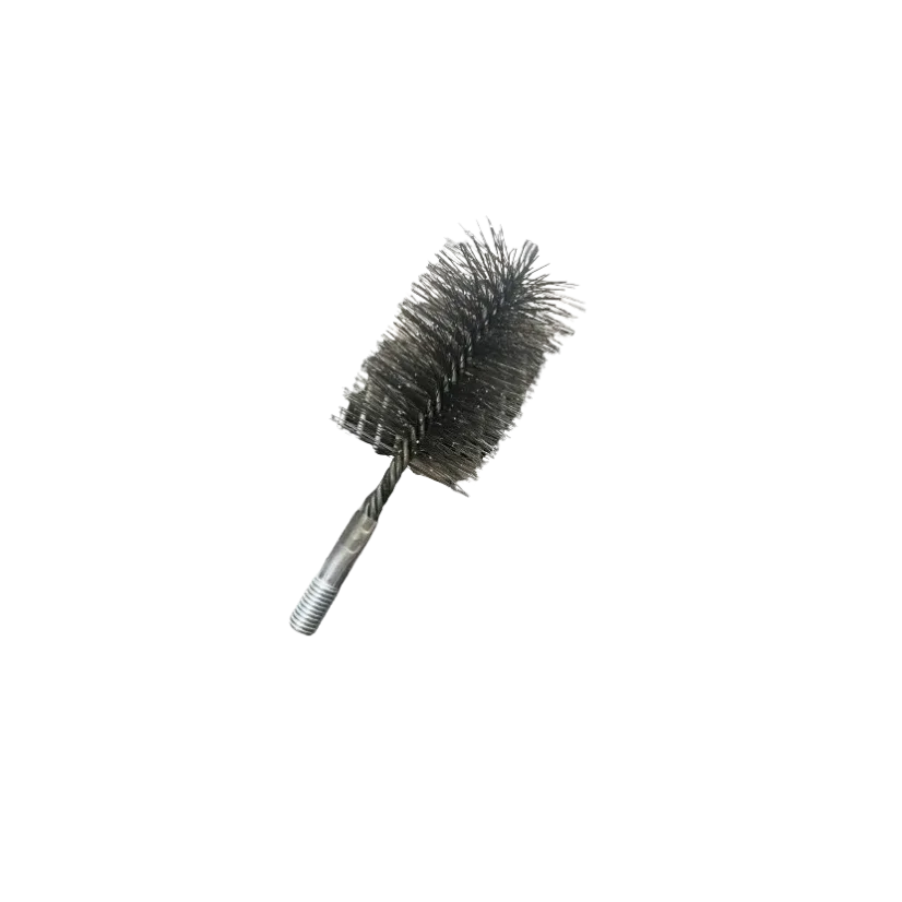 Komínová kefa – nerezová, guľatá, M12 - Priemer: 120mm