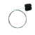 Kominová štetka priemer 160 mm, oceľová