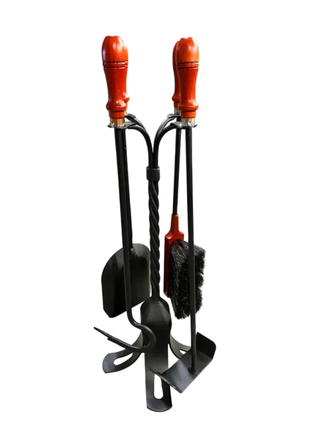 Sada krbového náradia so stojanom - Farba: Orech